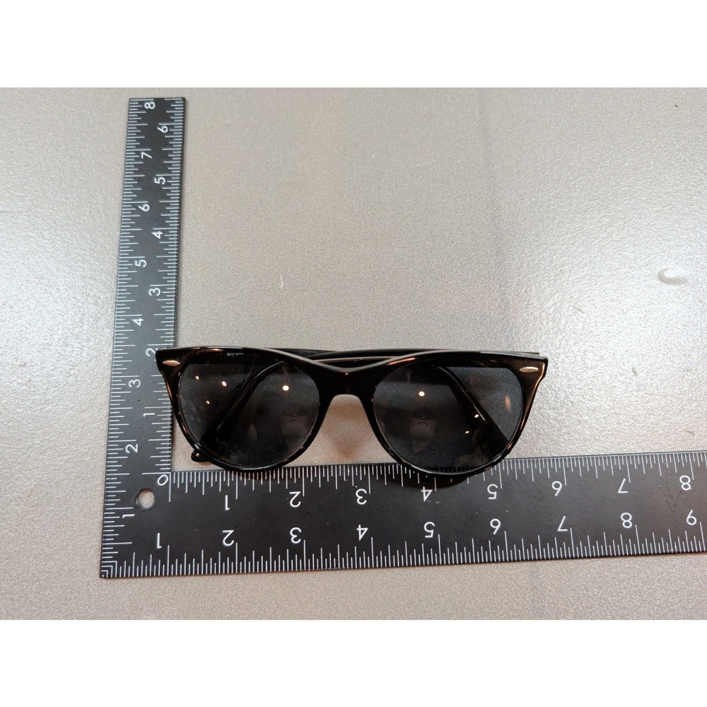 Ray-Ban Wayfarer II RB2185 1294/3M Black Sunglasses 55mm Made in Italy - Picture 12 of 12
